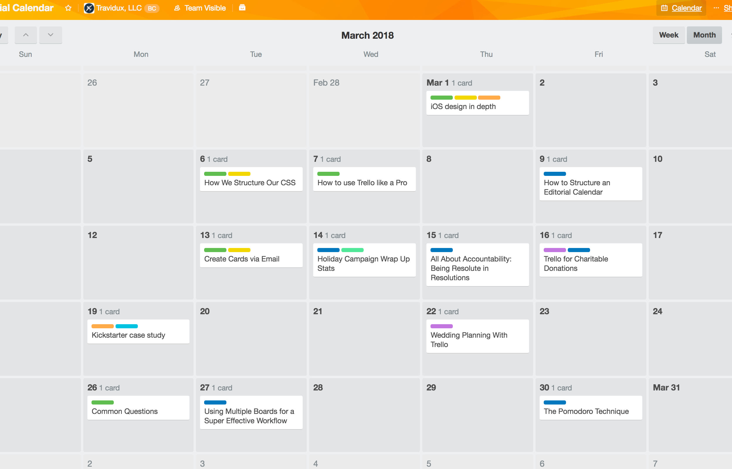 Calendar View image